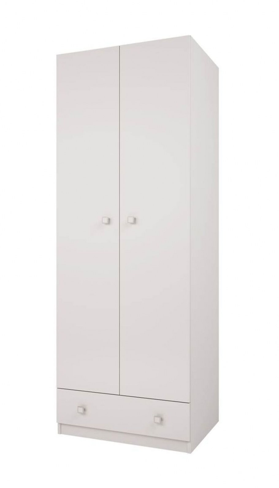 Шкаф двухсекционный Polini Kids simple, белый