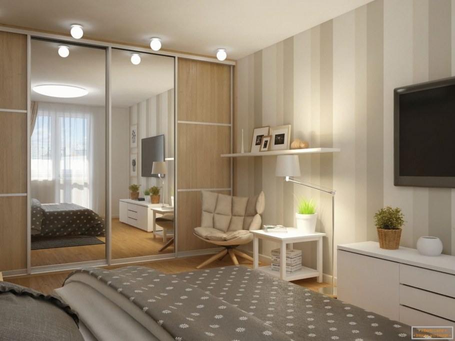 Интерьер однокомнатной квартиры