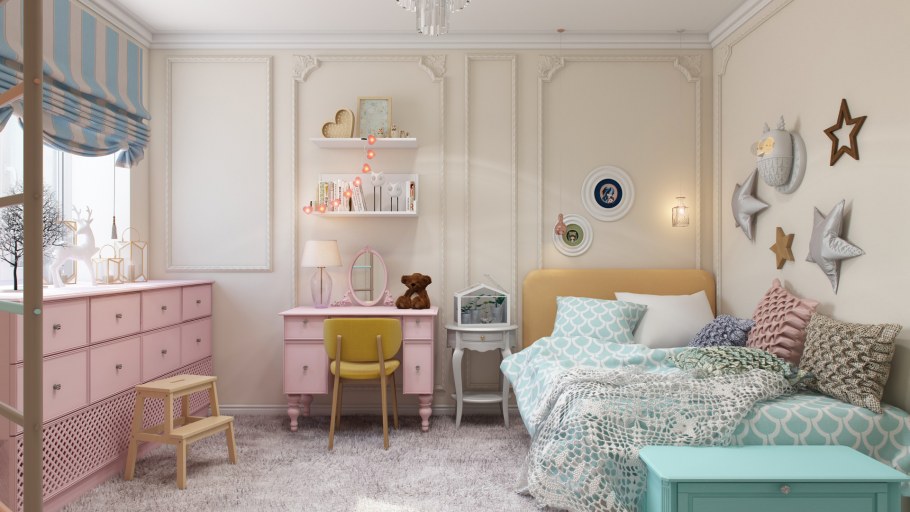 Афреско в интерьере детской