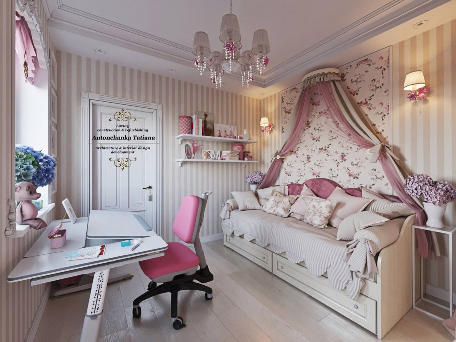 Фон светлый интерьер детская