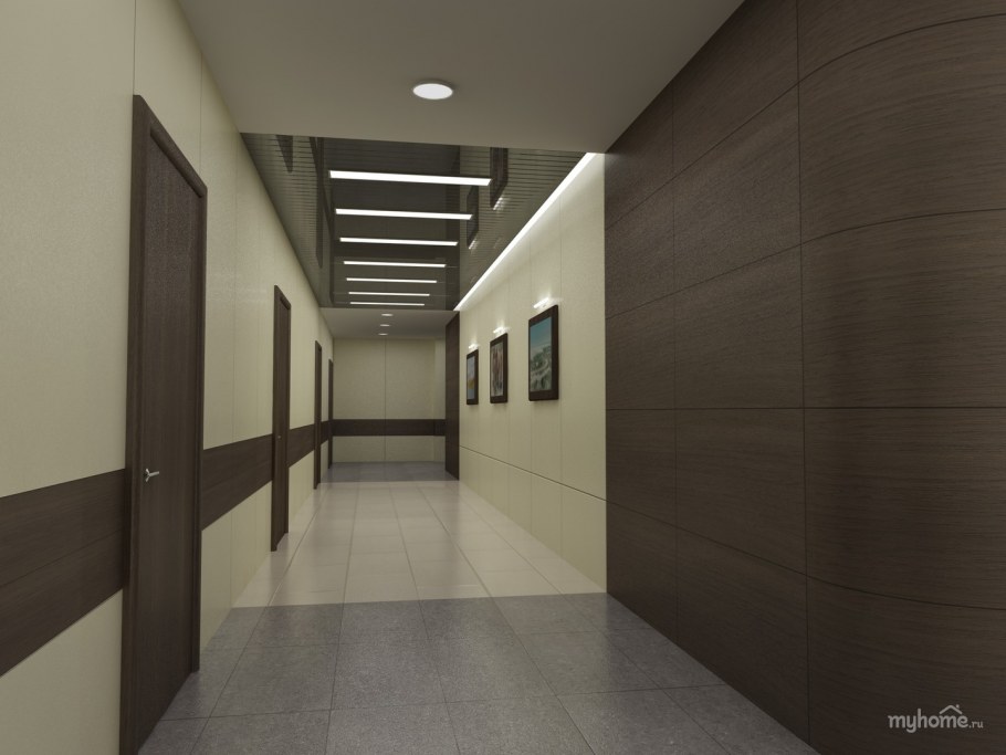 Отделка офисных коридоров