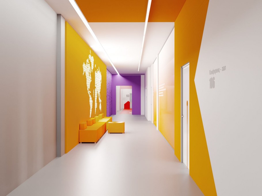 Холл коридор КРОСТ