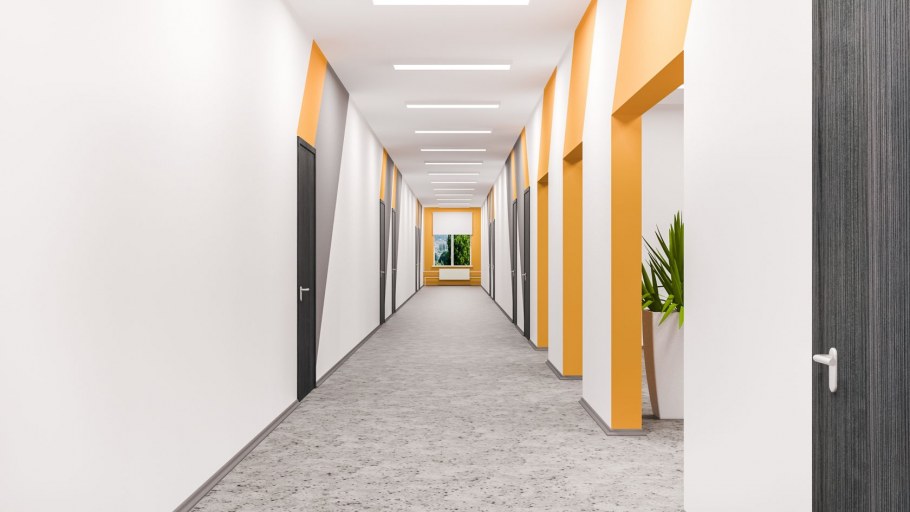 Дизайнерское решение школьного коридора