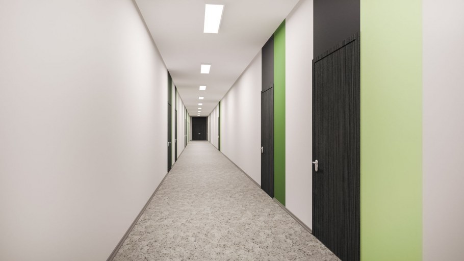 Дизайнерская отделка коридор