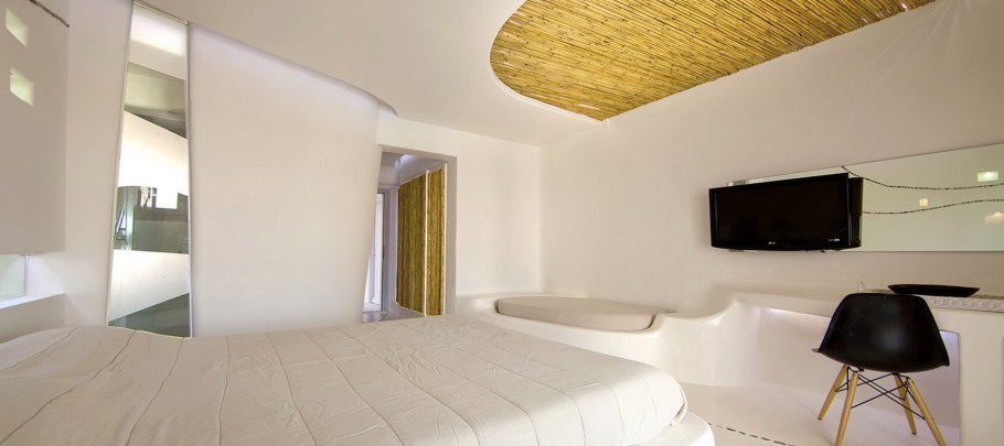 Санторини слоновая кость в интерьере