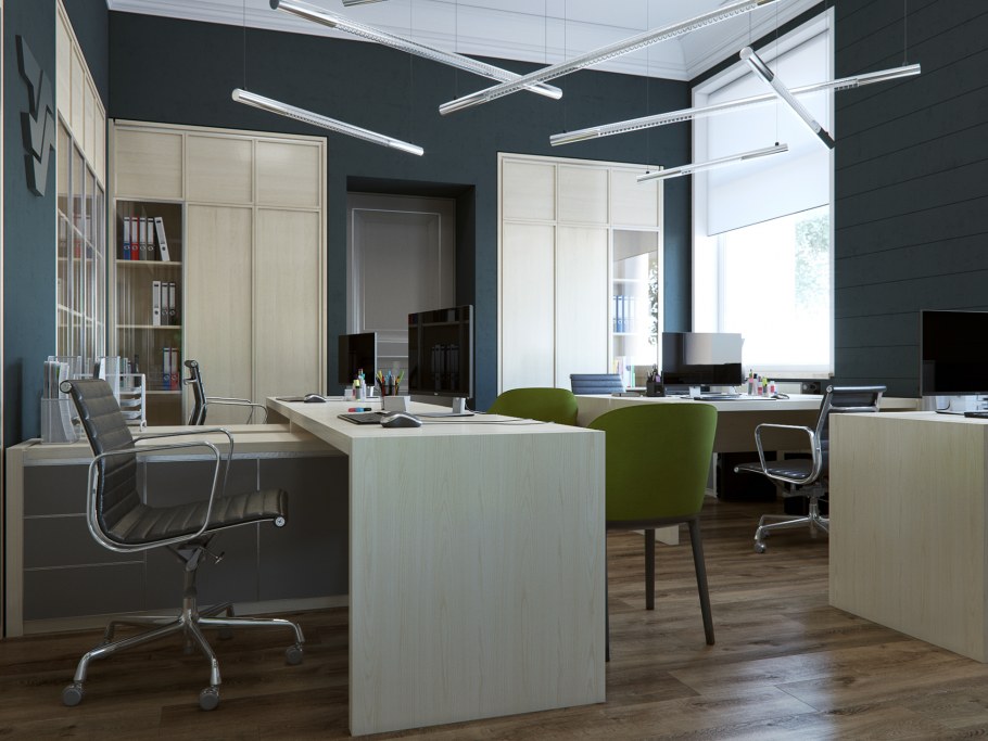 Интерьер небольшого офиса