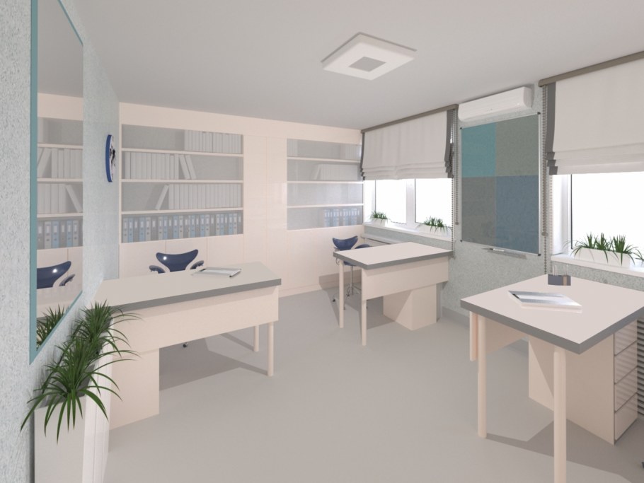 Визуализация кабинета бухгалтерии