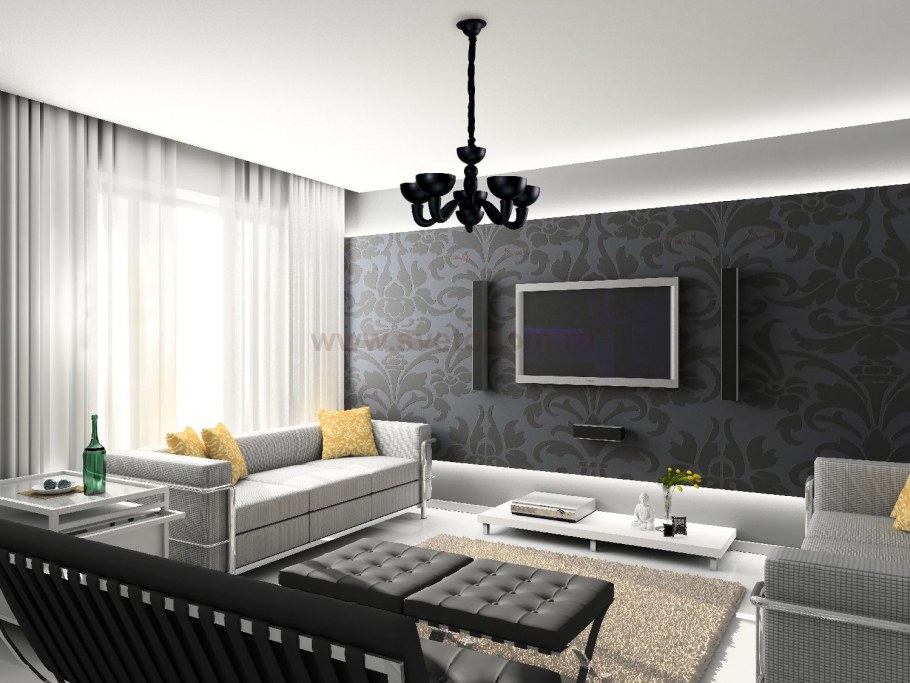 Красивые гостинные комнаты