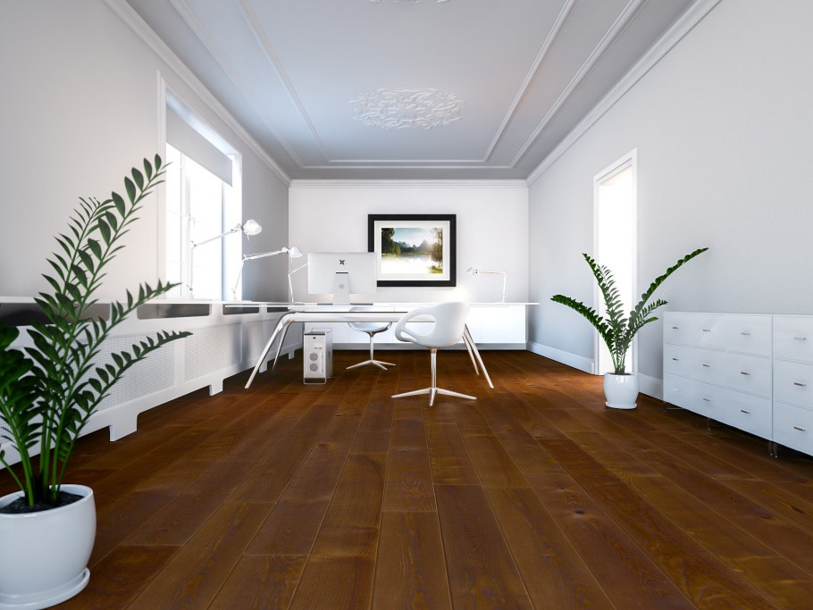 Темный пол светлые стены