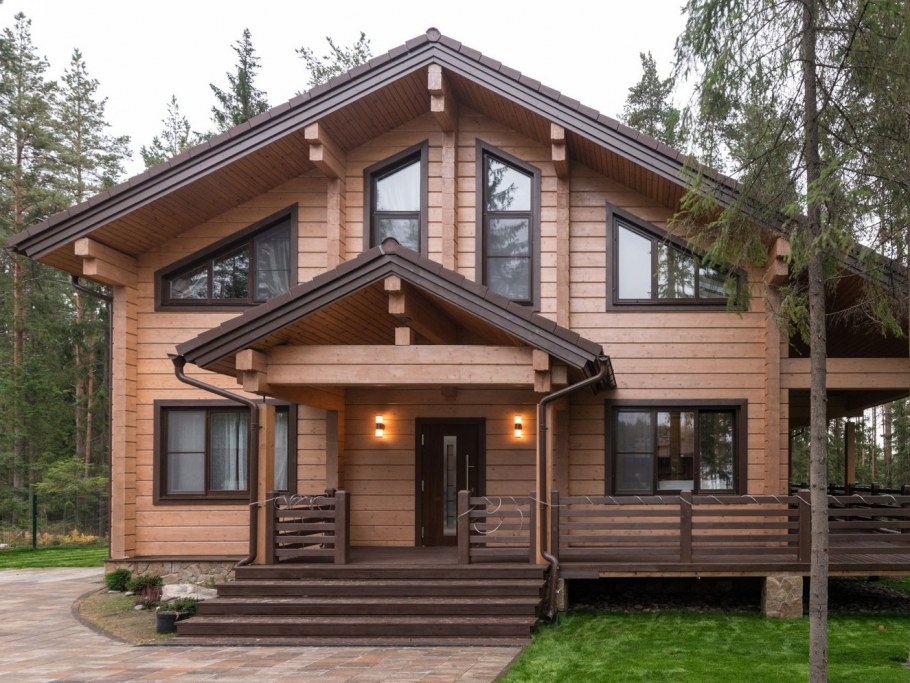 Модерн планкен фасад