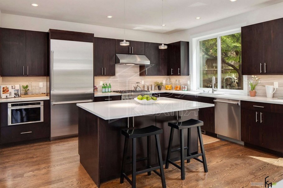 Кухня Хай тек венге