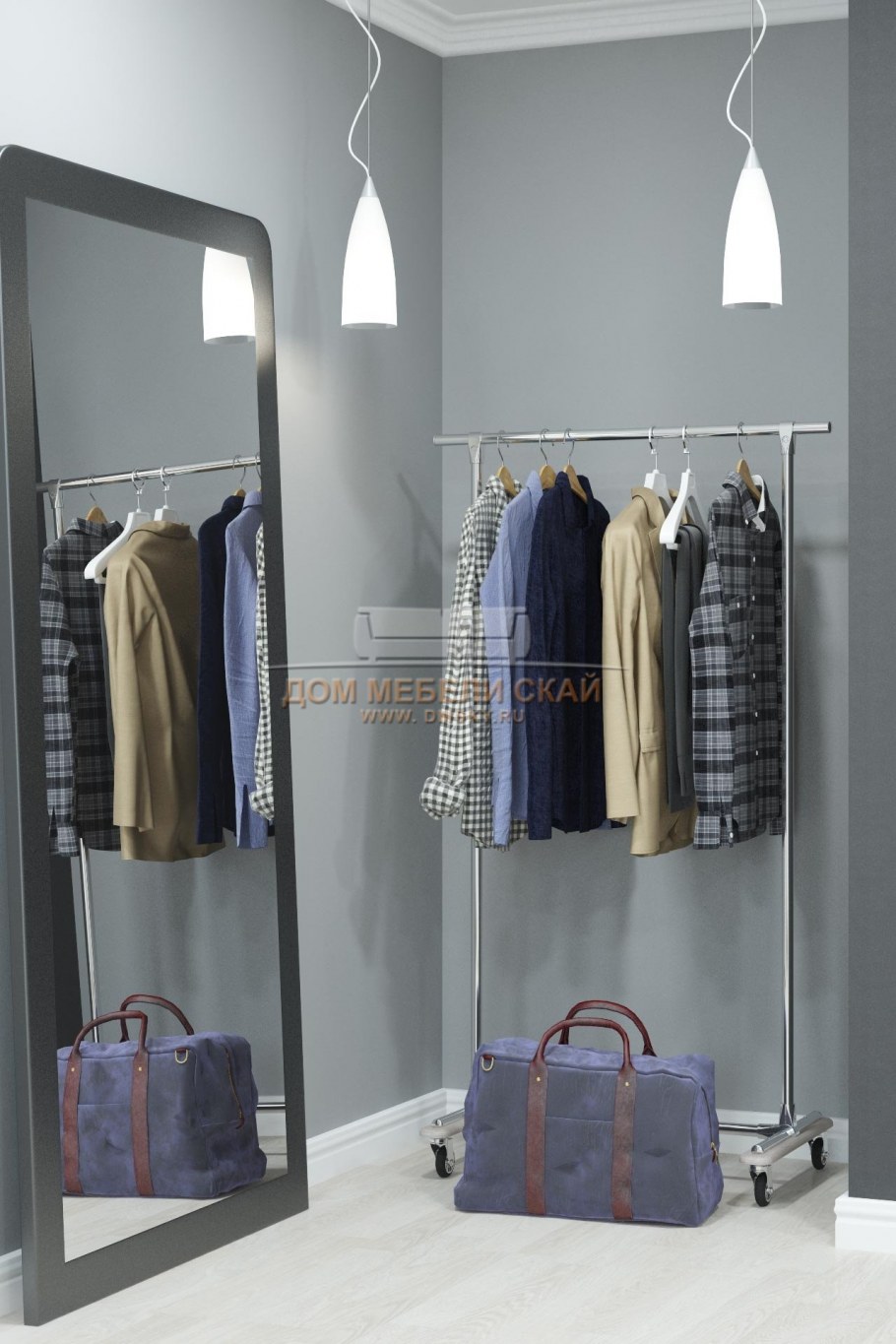 Вешалка гардеробная Калифорния Ольстер 900