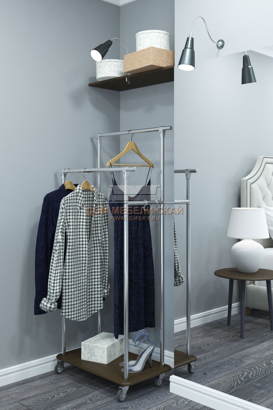 Вешалка гардеробная Кейп венге