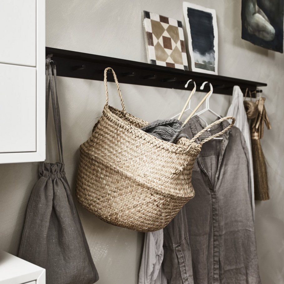 Корзина ФЛОДИС икеа в интерьере