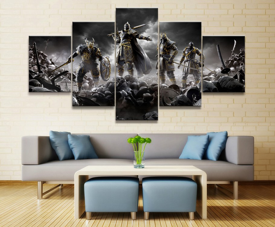 Холст в интерьере