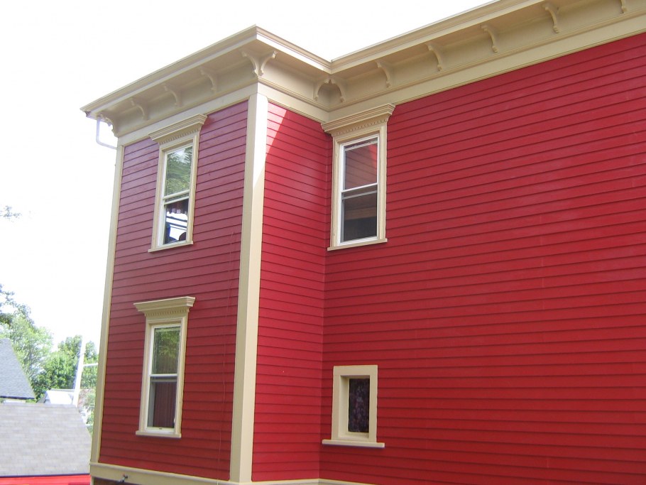 Металлосайдинг красный 3020