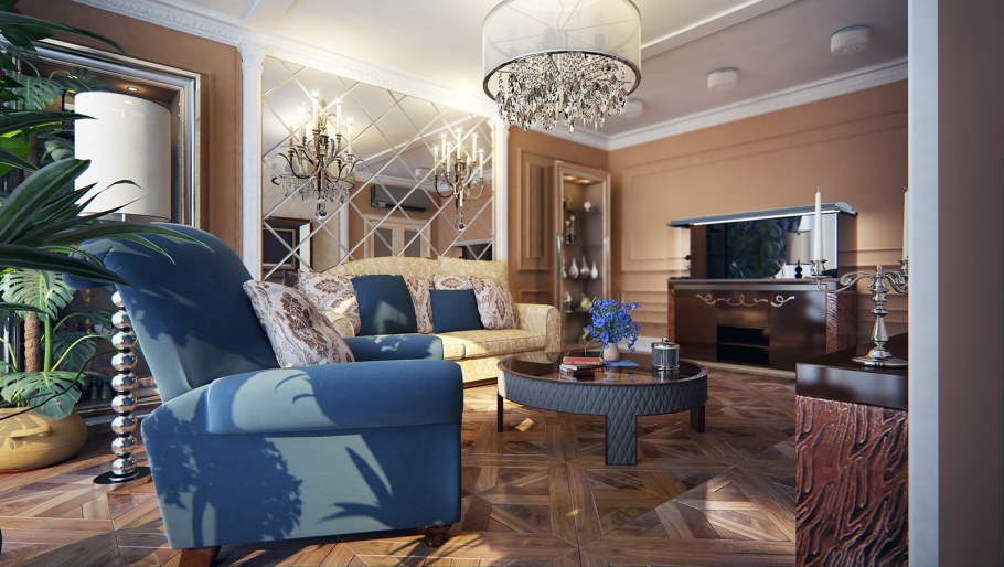 3d визуализация интерьера