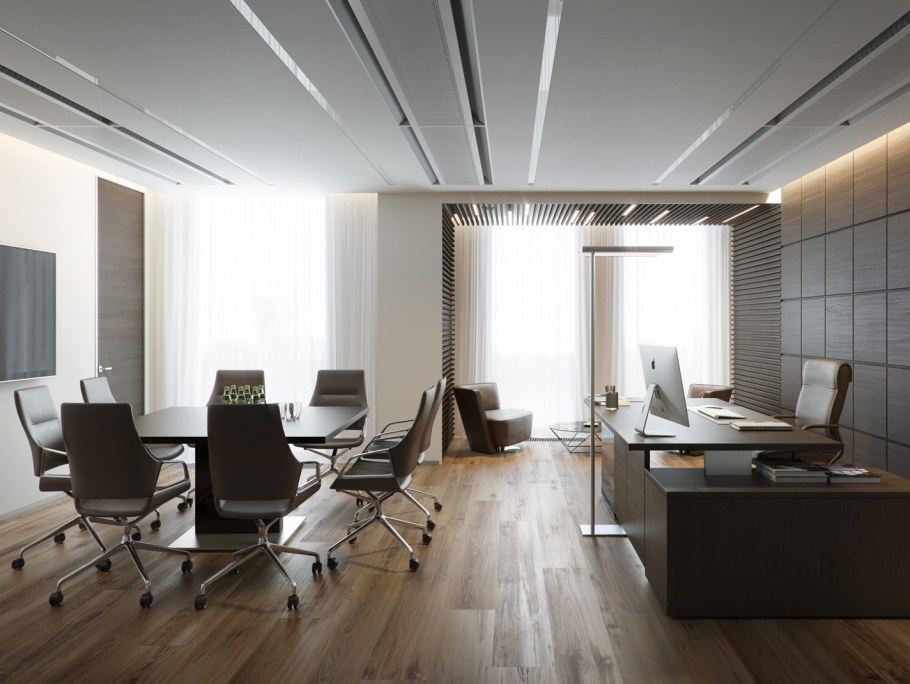 3d визуализация офиса