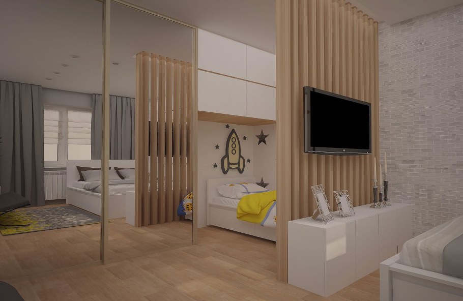 Идеи ремонта для однокомнатной квартиры с ребенком