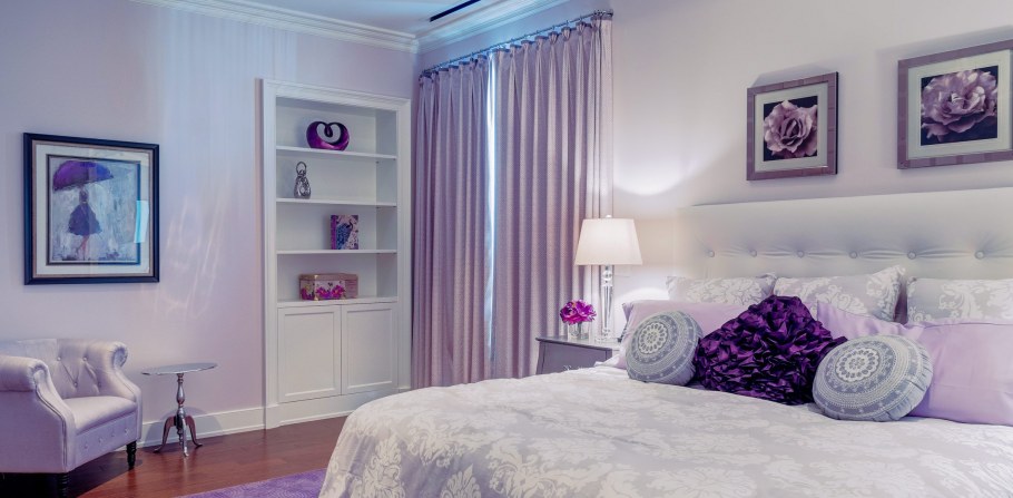 Бледно Лавандовая спальня