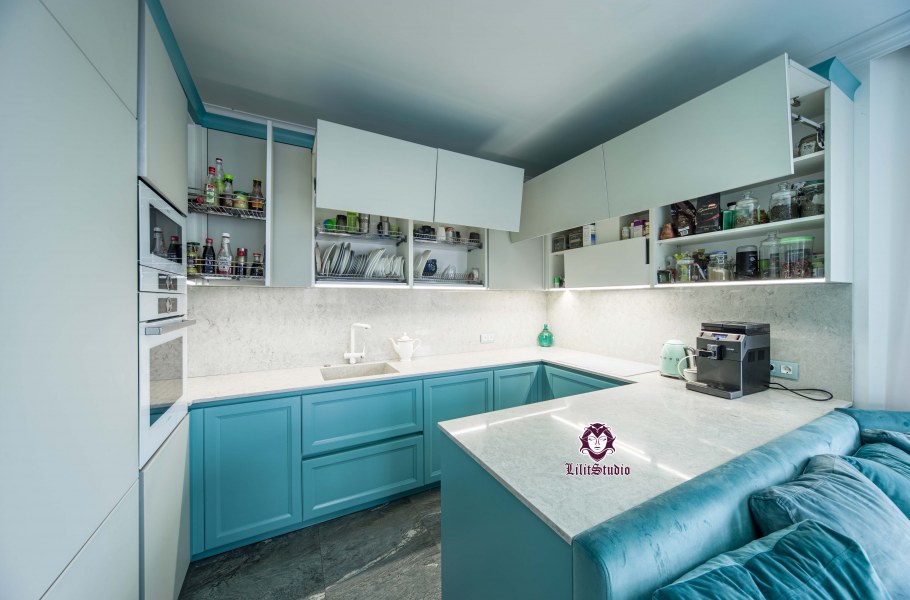 Кухня в стиле Тиффани