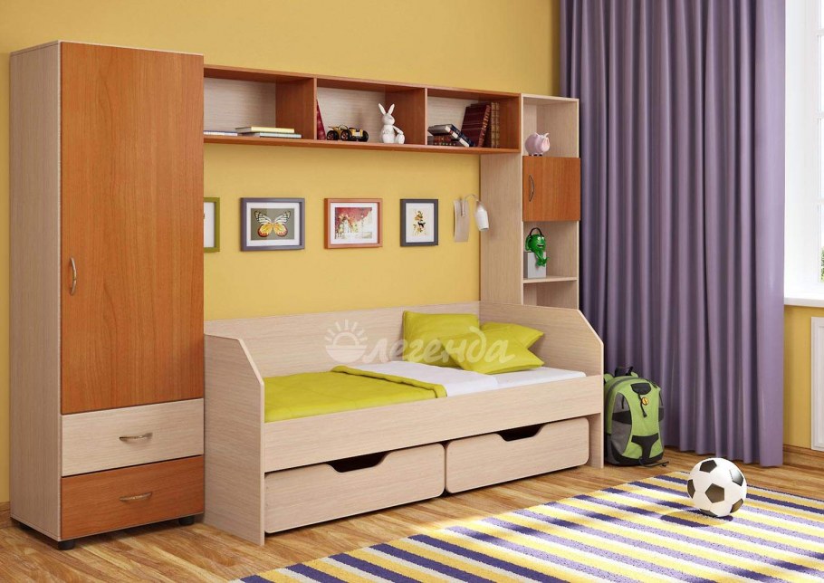 Детские спальные гарнитуры для маленькой комнаты