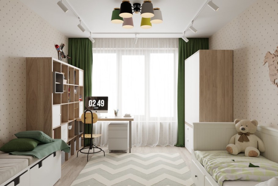 Интересные детские комнаты