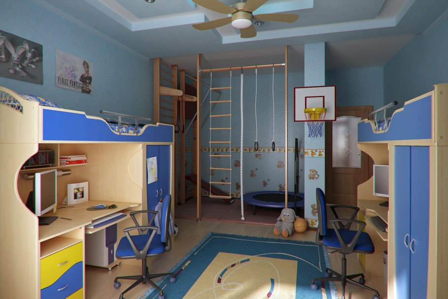 Дизайн комнаты для мальчика