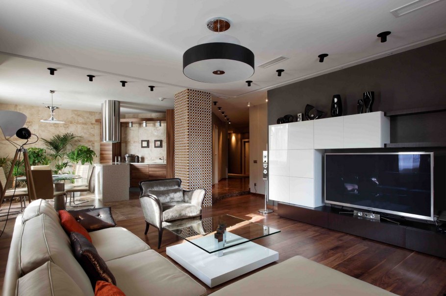 Дизайн проект гостиной