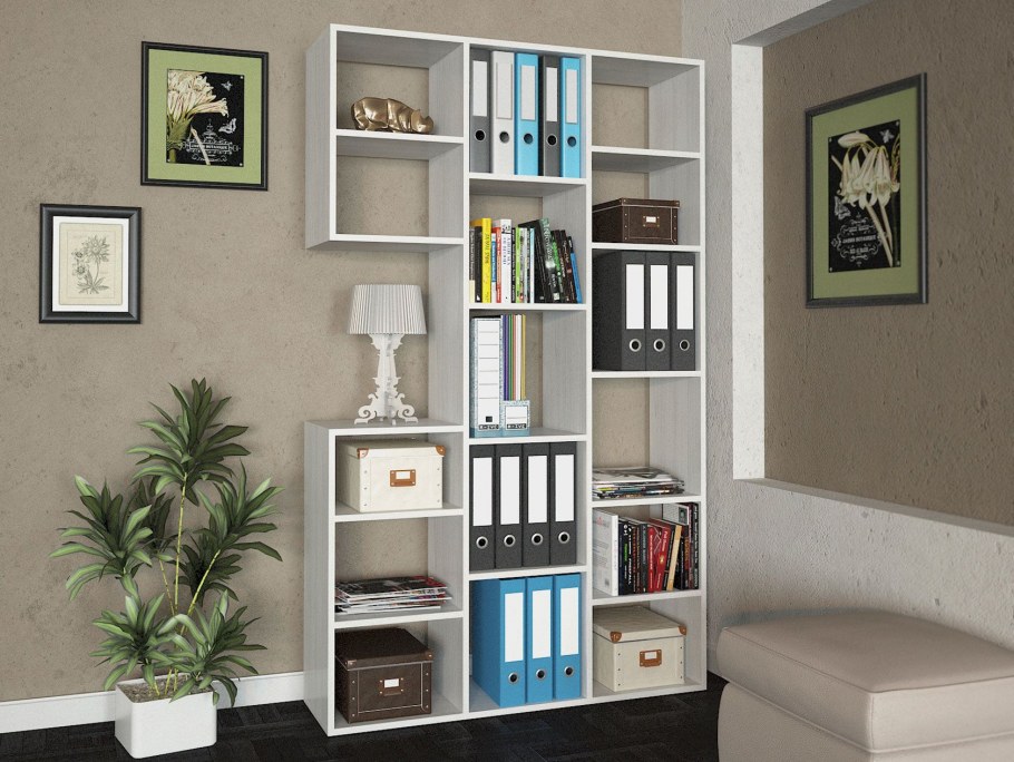 Полка навесная ясень шимо светлый