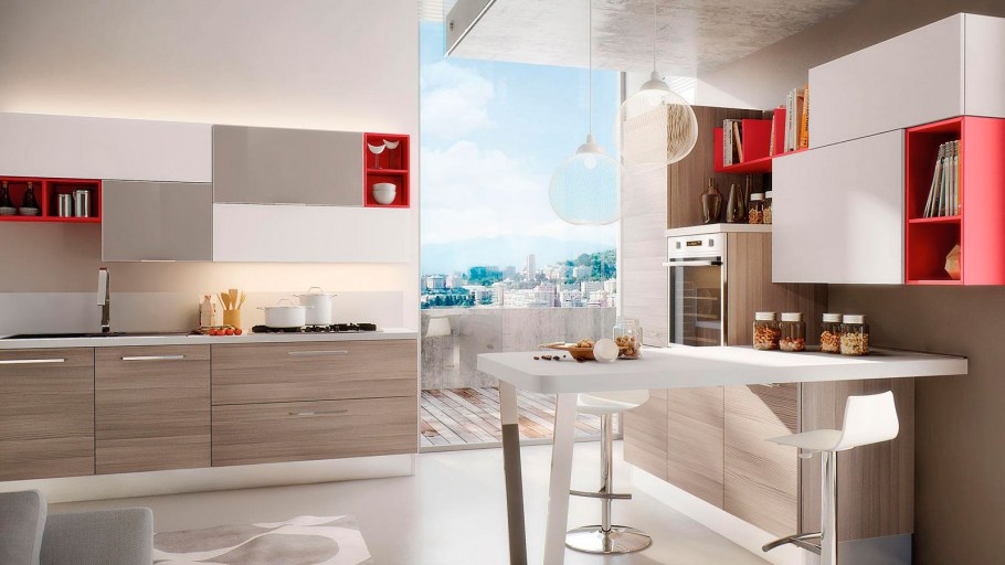 Стильные кухонные гарнитуры 2019