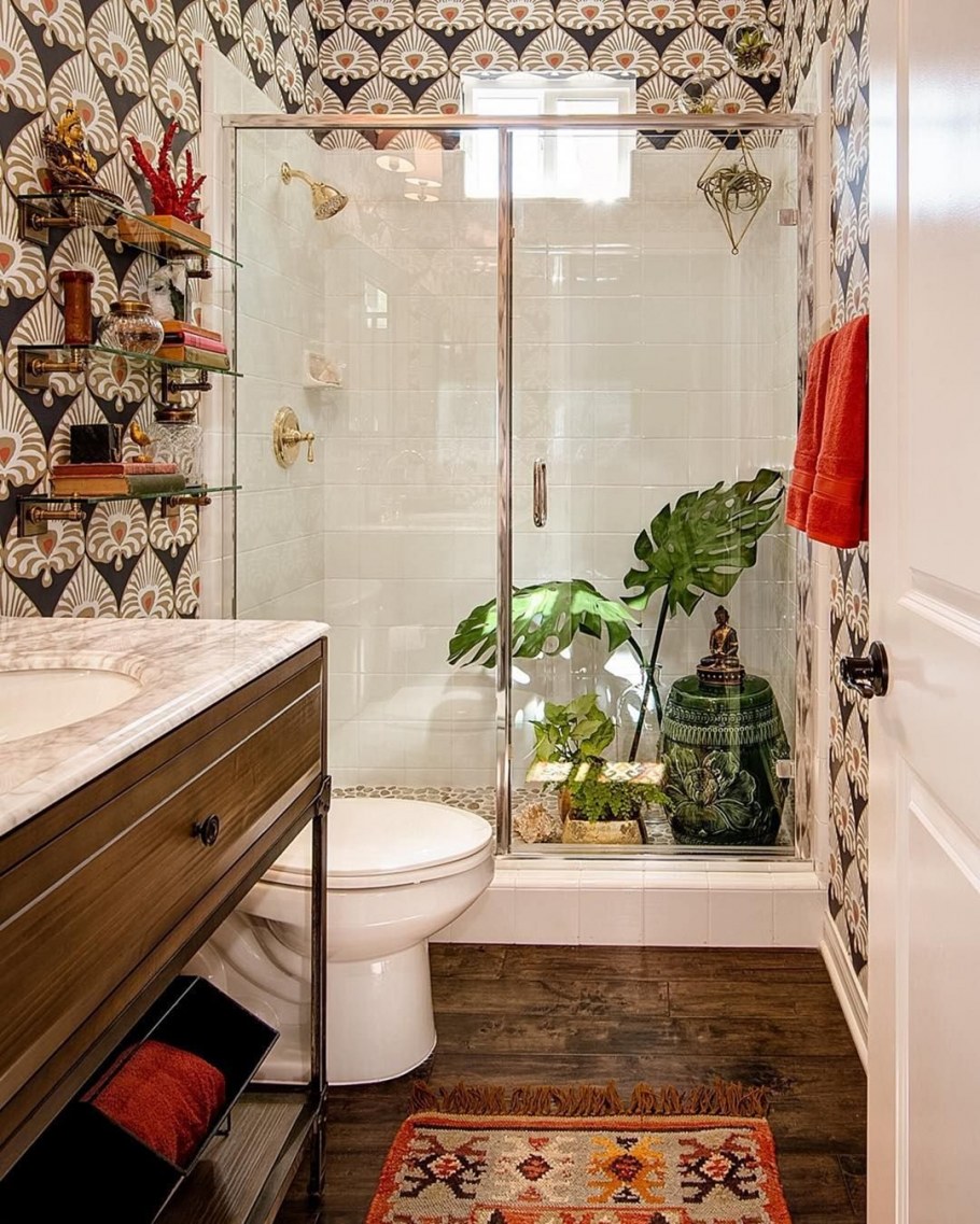 Декор туалетной комнаты