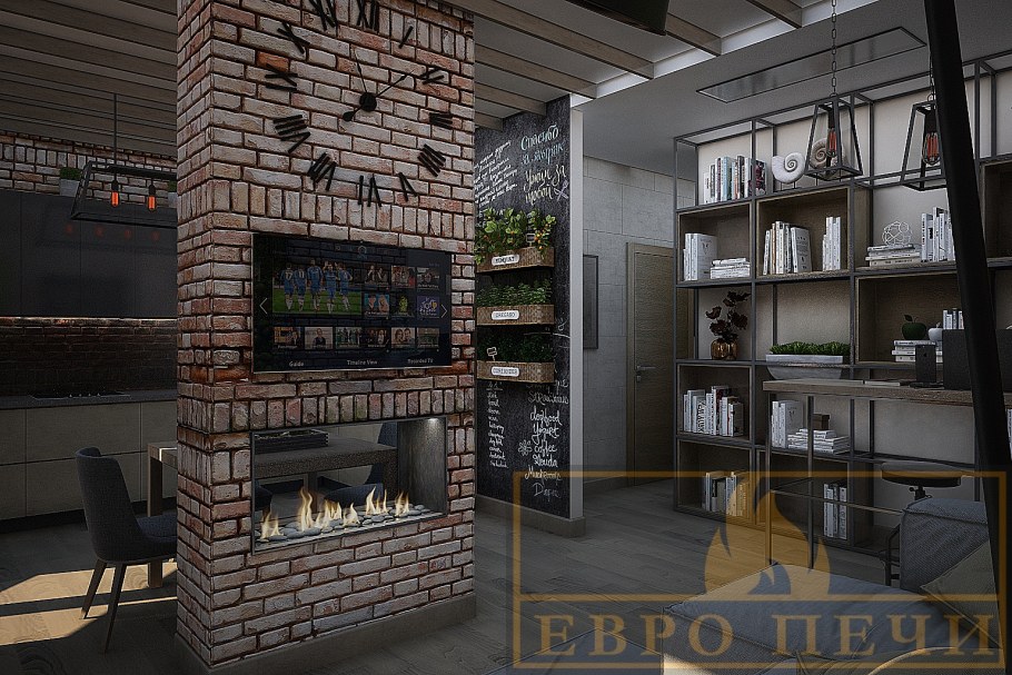 Биокамин Lux Fire сквозной 730 s