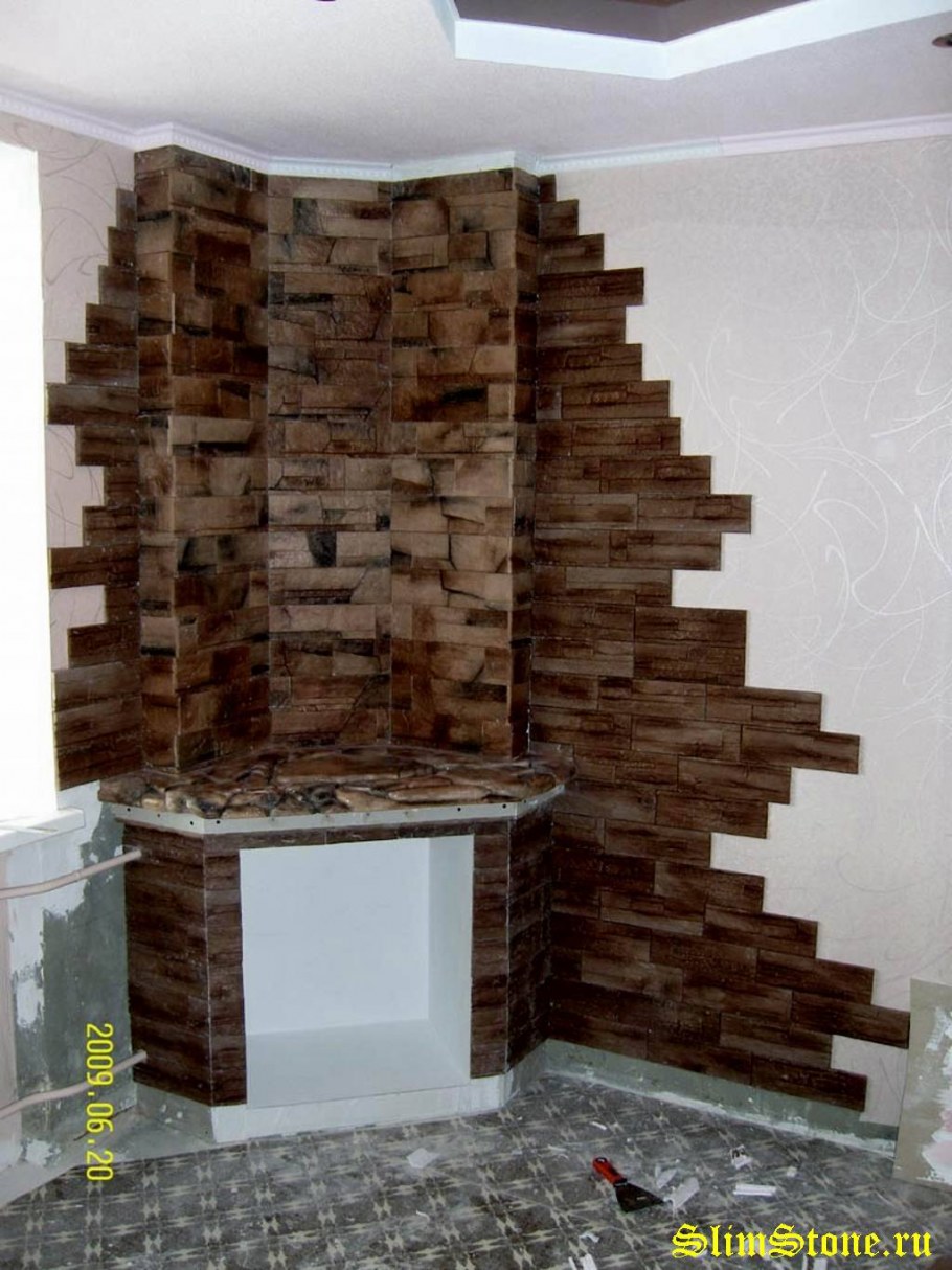 Декоративная отделка искусственным камнем