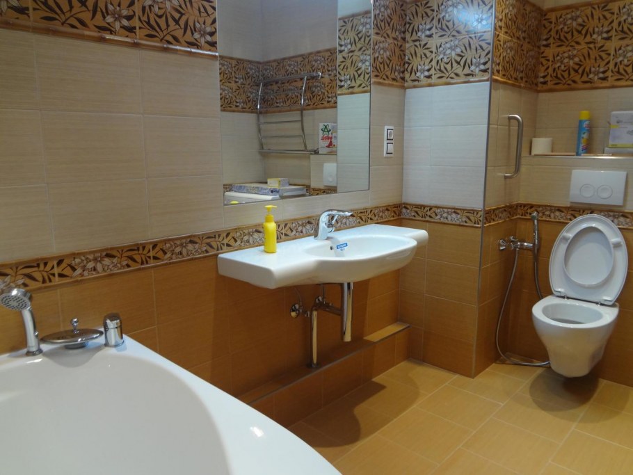 Евроремонт туалет с ванной совмещенные