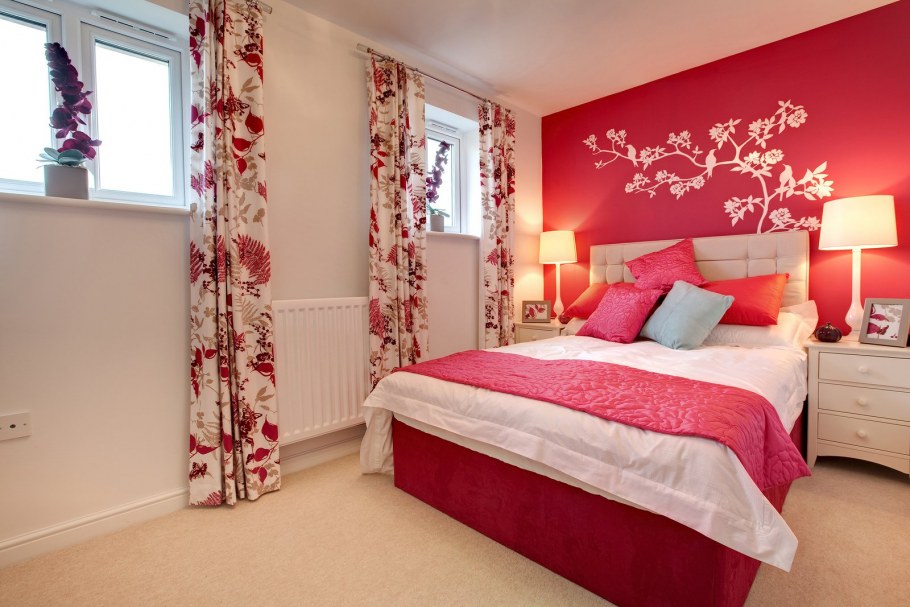 Спальня в Красном цвете
