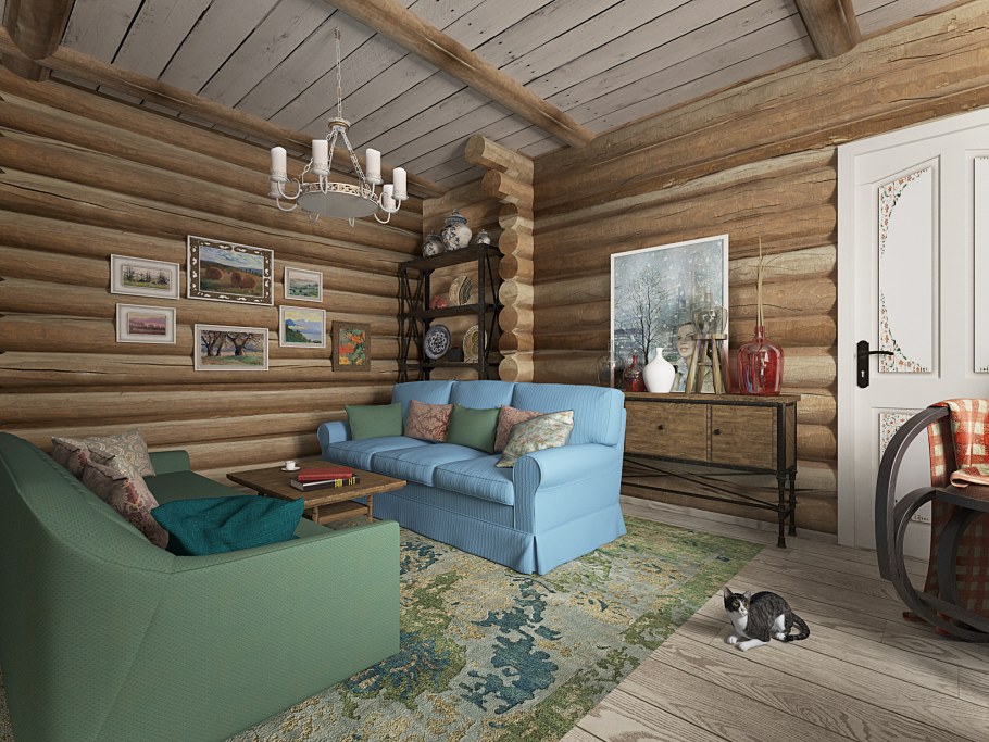 Гостиная в избе