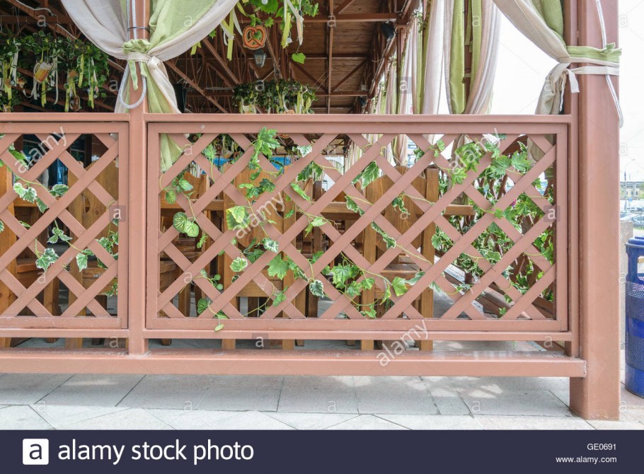 Решетчатые ограждения для террас