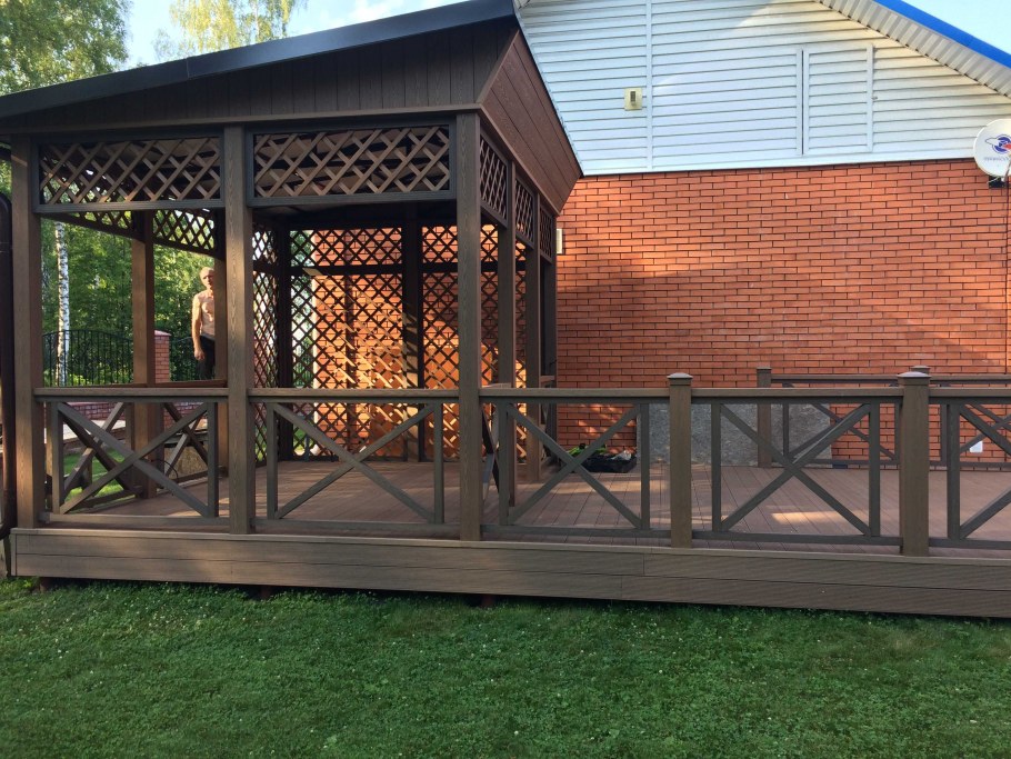 Ограждение беседки