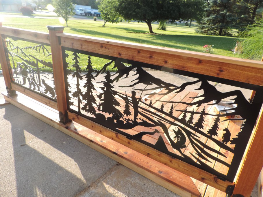 Плоские балясины из дерева