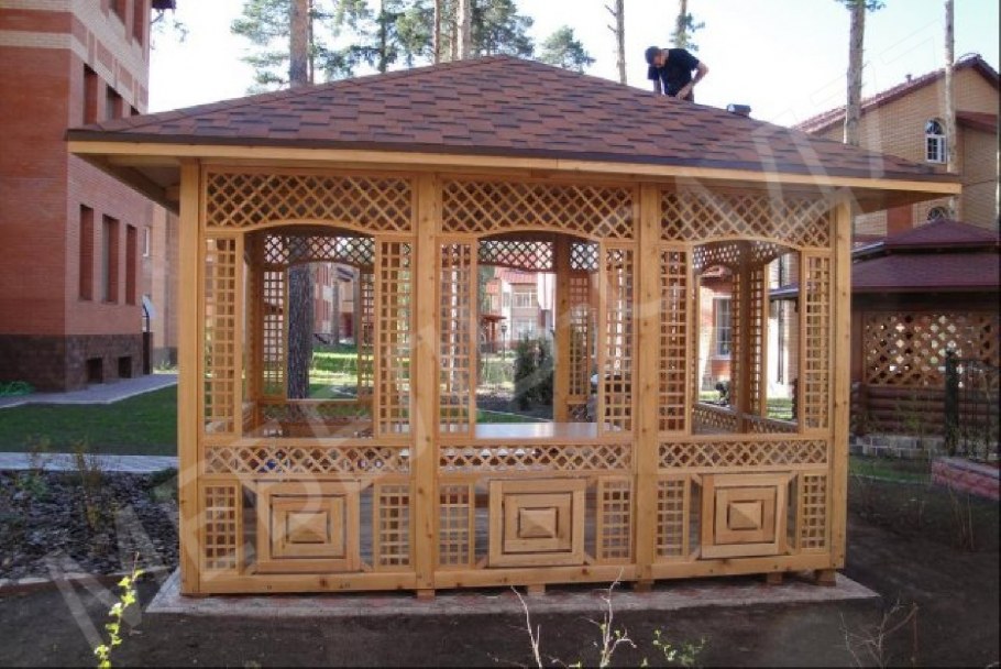 Эксклюзивные беседки из дерева
