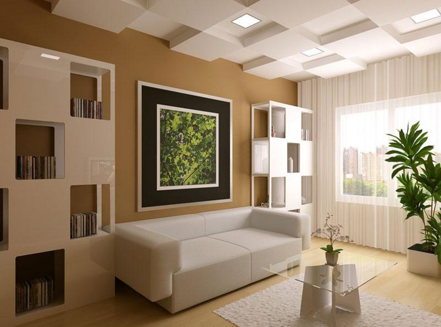 Интерьер стены в зале