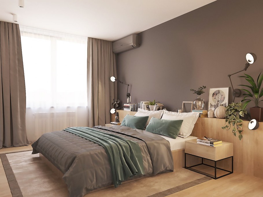 Уютная спальня Минимализм