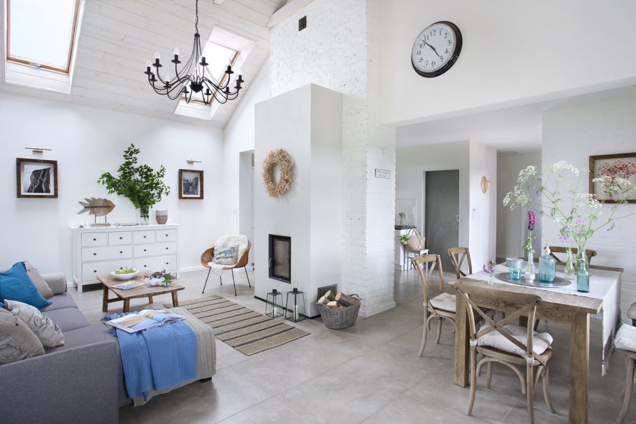 Интерьер коттеджа в скандинавском стиле