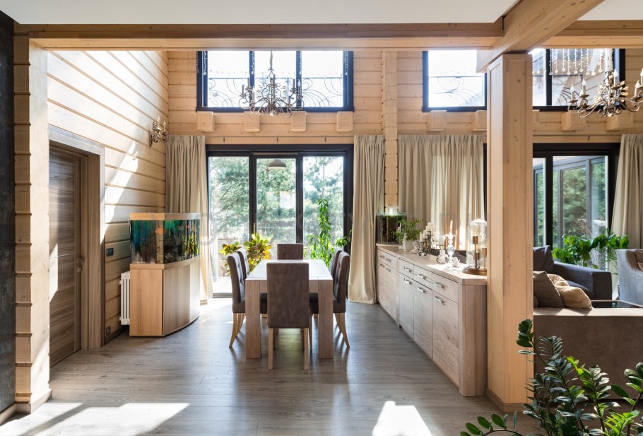 Проект Скандинавия из клееного бруса