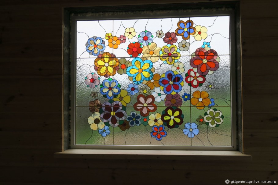 Витраж Тиффани окно
