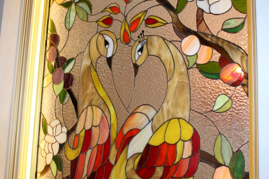 Витраж Тиффани Феникс