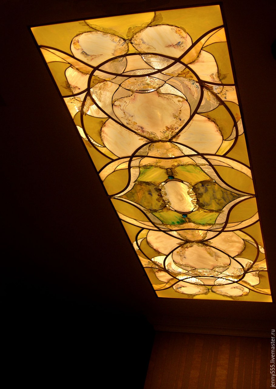 Натяжные потолки Тиффани витражи