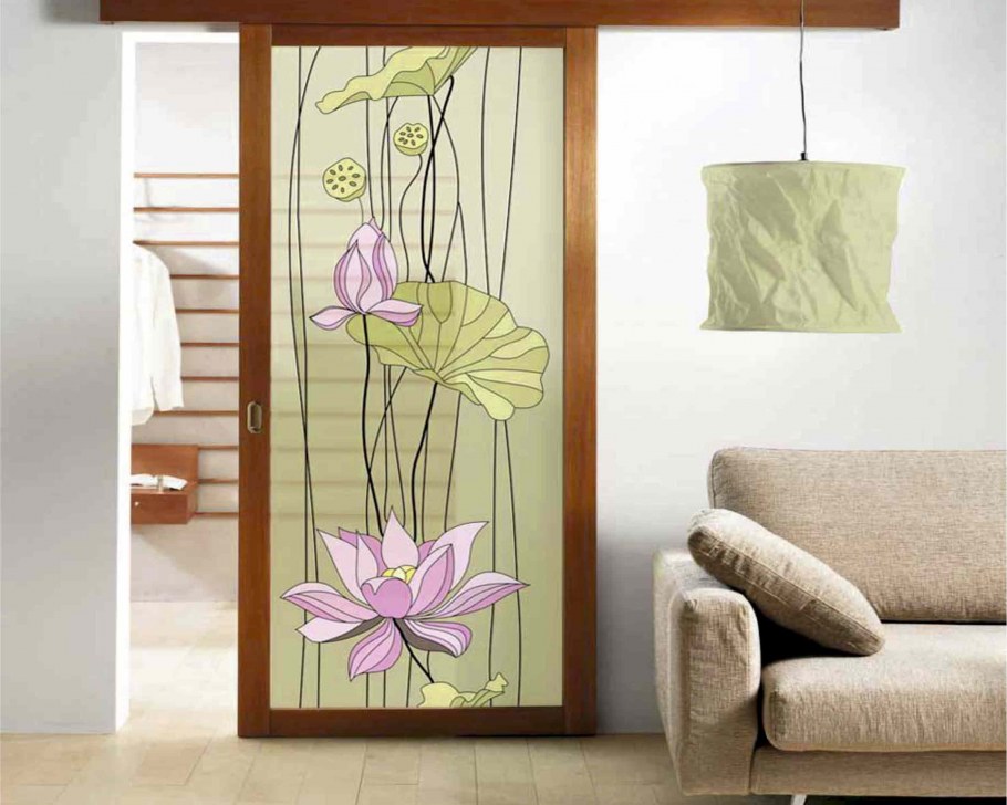 Стеклянные витражи в интерьере