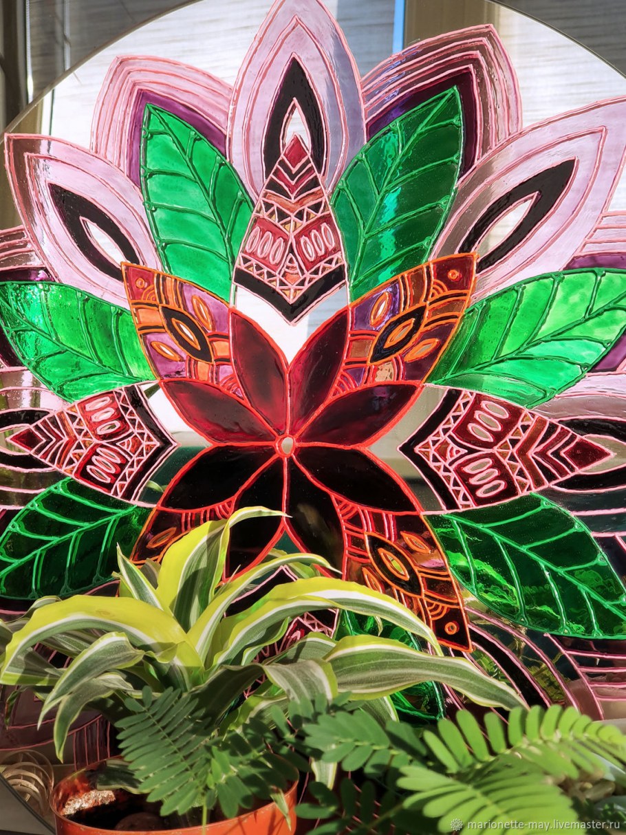 Декоративный витраж